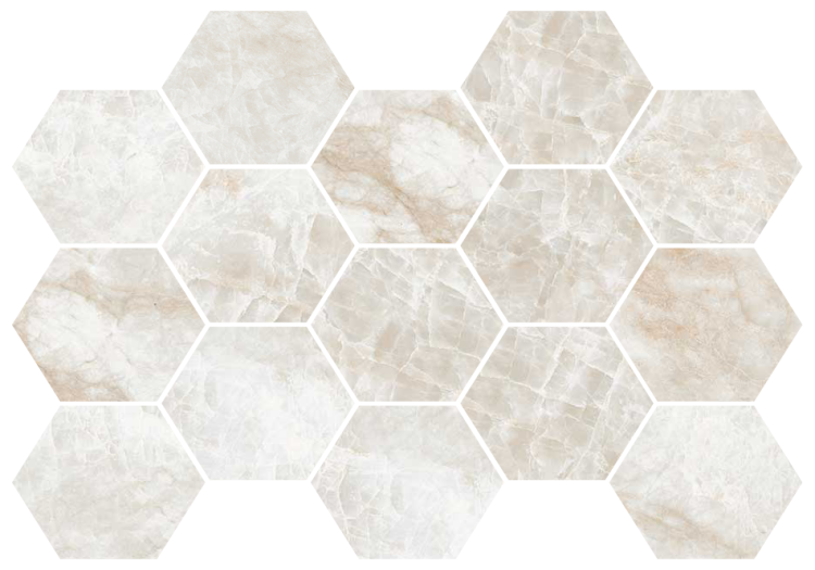 Kraken Matte Hexagon Mosaic 3 x 3 - 12.75 x 8.75